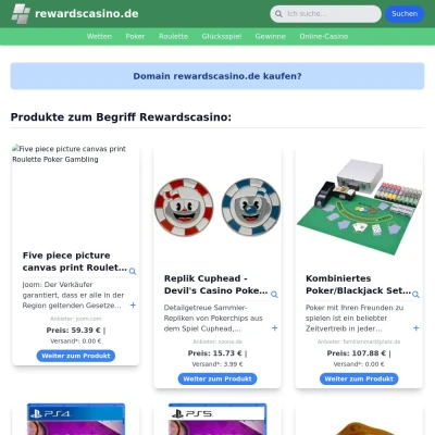 Screenshot rewardscasino.de