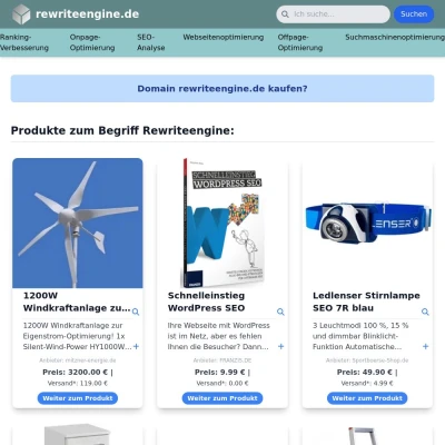 Screenshot rewriteengine.de