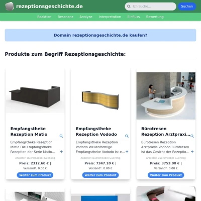 Screenshot rezeptionsgeschichte.de