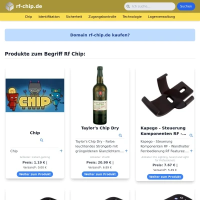 Screenshot rf-chip.de