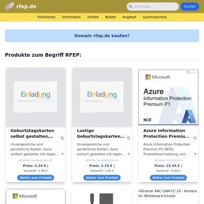Screenshot rfep.de