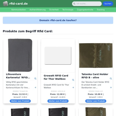 Screenshot rfid-card.de