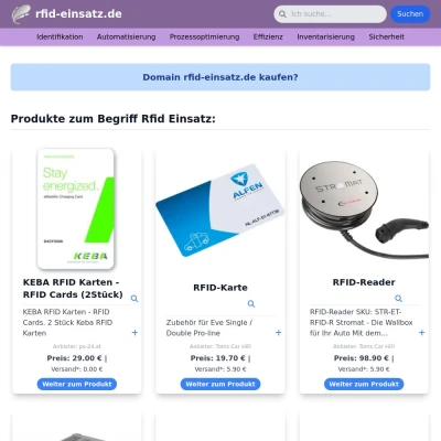 Screenshot rfid-einsatz.de