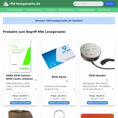 Screenshot rfid-lesegeraete.de