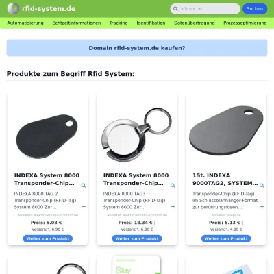 Screenshot rfid-system.de