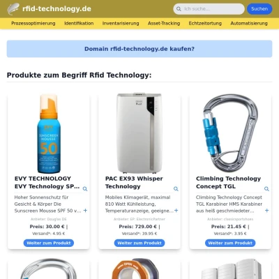 Screenshot rfid-technology.de