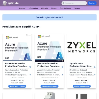 Screenshot rgtm.de