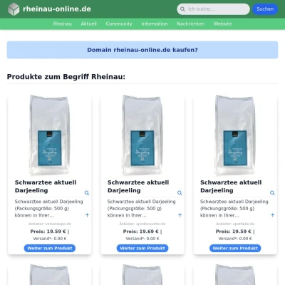 Screenshot rheinau-online.de