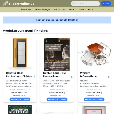 Screenshot rheine-online.de