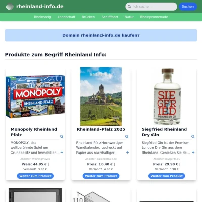 Screenshot rheinland-info.de