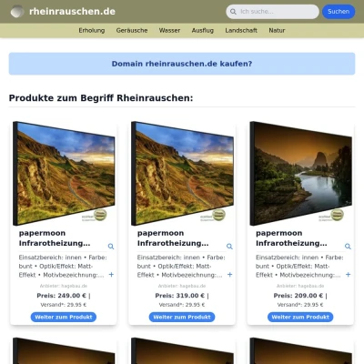 Screenshot rheinrauschen.de