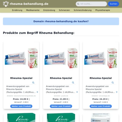 Screenshot rheuma-behandlung.de