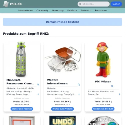 Screenshot rhiz.de