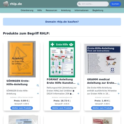 Screenshot rhlp.de