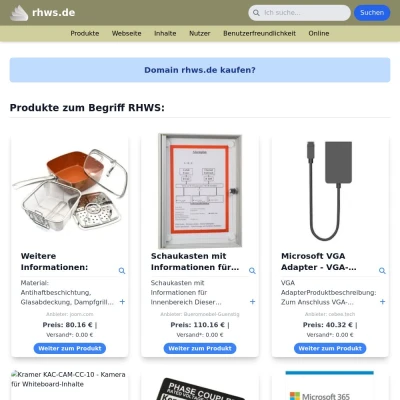 Screenshot rhws.de