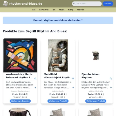 Screenshot rhythm-and-blues.de