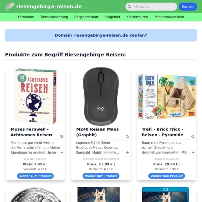 Screenshot riesengebirge-reisen.de