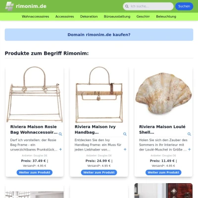 Screenshot rimonim.de