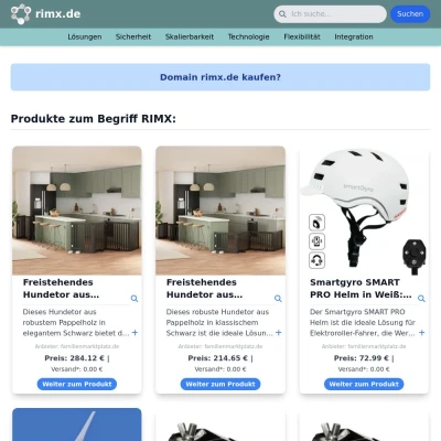 Screenshot rimx.de