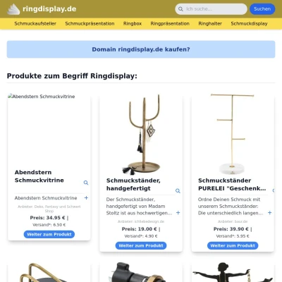 Screenshot ringdisplay.de