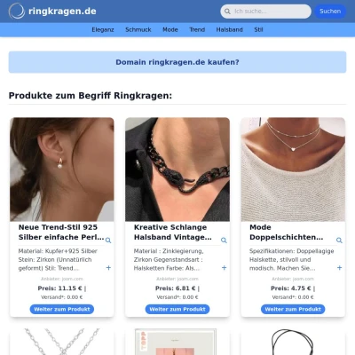 Screenshot ringkragen.de