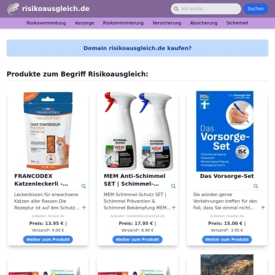 Screenshot risikoausgleich.de