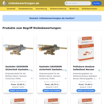 Screenshot risikobewertungen.de