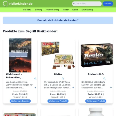 Screenshot risikokinder.de