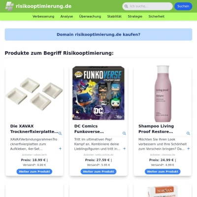 Screenshot risikooptimierung.de