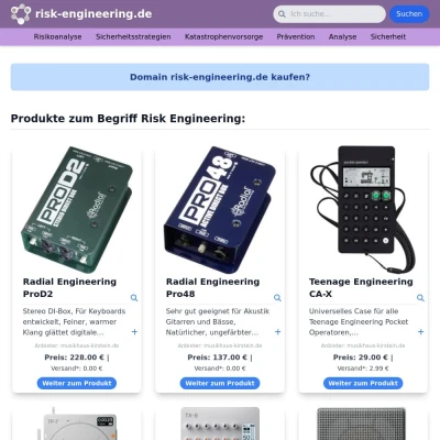 Screenshot risk-engineering.de