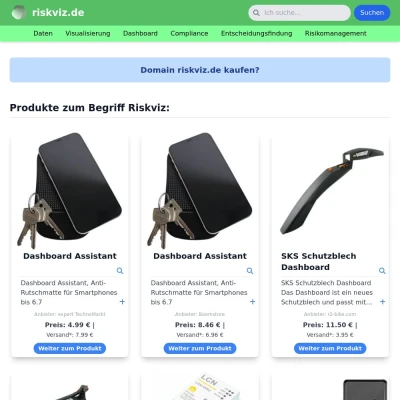 Screenshot riskviz.de
