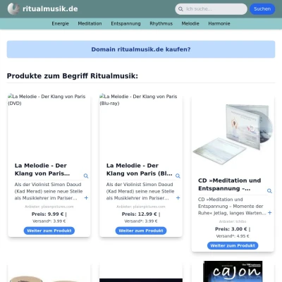 Screenshot ritualmusik.de