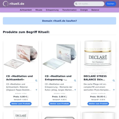 Screenshot rituell.de