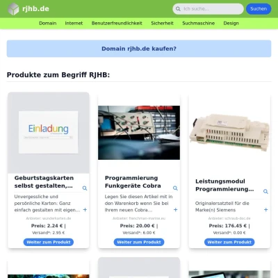Screenshot rjhb.de