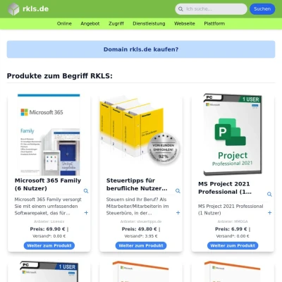 Screenshot rkls.de