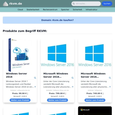 Screenshot rkvm.de