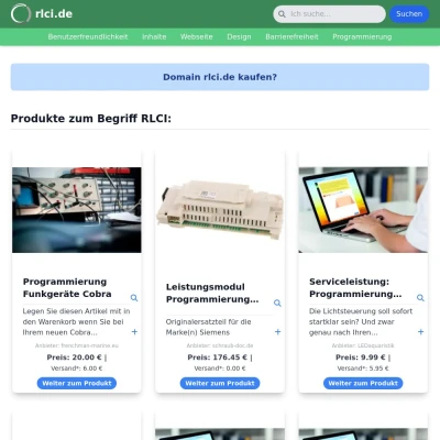Screenshot rlci.de