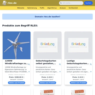Screenshot rlex.de