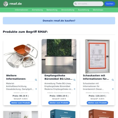Screenshot rmaf.de