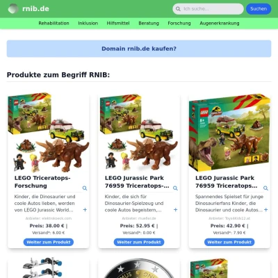 Screenshot rnib.de