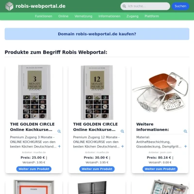 Screenshot robis-webportal.de