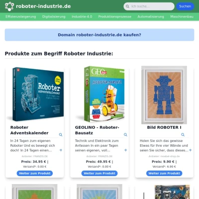 Screenshot roboter-industrie.de