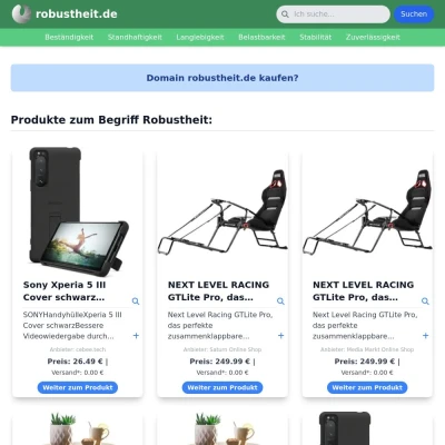 Screenshot robustheit.de