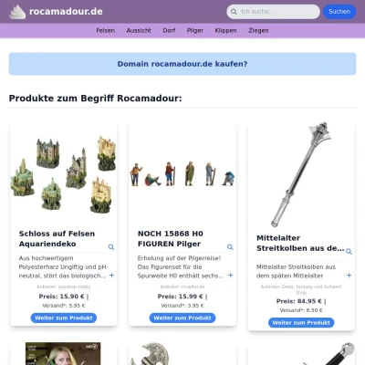 Screenshot rocamadour.de