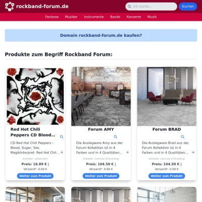 Screenshot rockband-forum.de