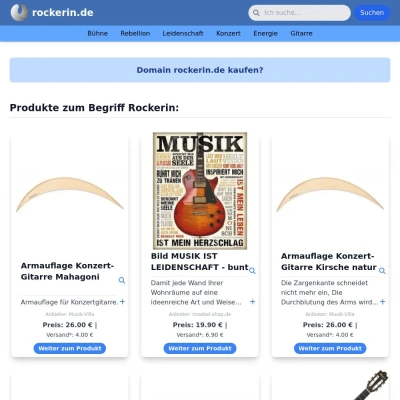 Screenshot rockerin.de