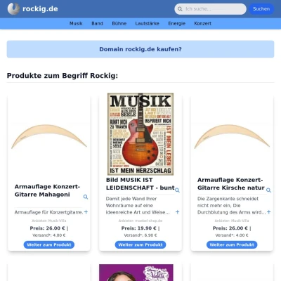 Screenshot rockig.de