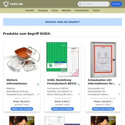 Screenshot rodx.de