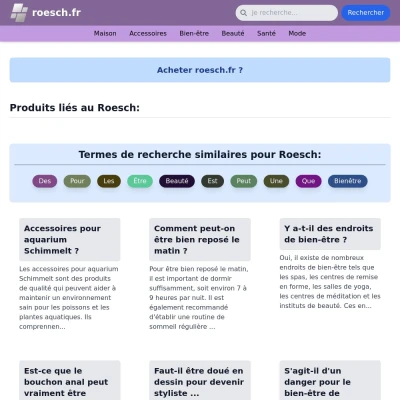 Screenshot roesch.fr