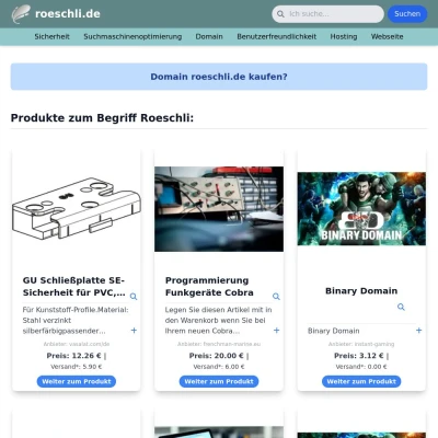Screenshot roeschli.de